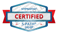 5-PATH® Certified Hypnotist Badge Sample
