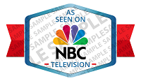 As Seen on NBC News Badge Sample