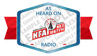 As Heard on KFAI Radio Badge Sample